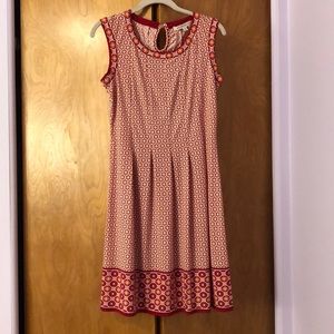 Max Studio Printed Fit & Flare Dress